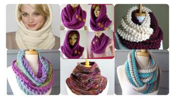 Comfortable Knitted Neck Collar Making