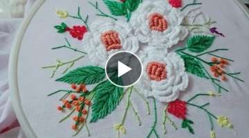 Hand embroidery Brazilian embroidery design