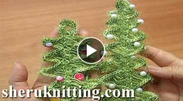 Crochet Christmas Tree On Hairpin Loom Part 2 of 2/Christmas Tree Ornament