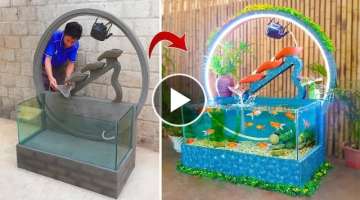 Take the moon to your aquarium | Aquarium decoration ideas