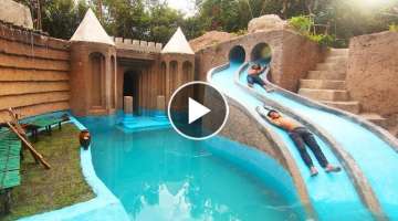 My Summer Holiday 155 Days Building 1M Dollars Water Slide Park into Underground Swimming Pool Ho...