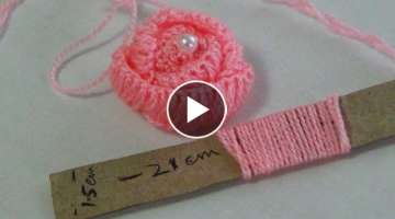 Hand Embroidery Making Rose Flowers with Simple Trick