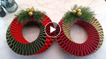 Christmas Beauty Craft | Twisted Wreath for Home Decor | I. Sasaki Original