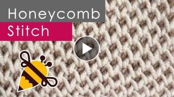 Honeycomb Brioche Knit Stitch Pattern