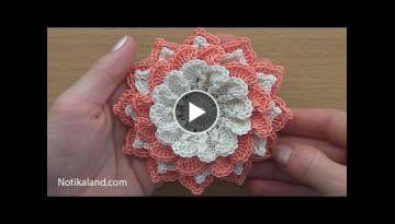 Crochet Flower Tutorial 