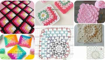 Learn how to crochet squares easily