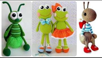 Learn easy how to make adorable crochet dolls