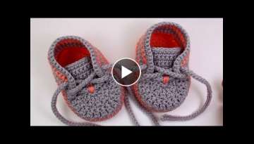  crochet baby sneakers