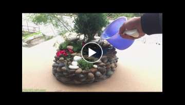 Ideas For Miniature Landscape From Stone And Cement