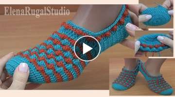 How To Crochet Slippers Step by Step