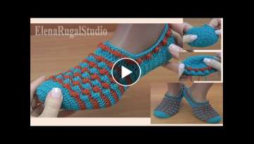 How To Crochet Slippers Step by Step