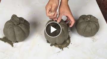 Cement Flower Pots Made From Foot Socks Easy