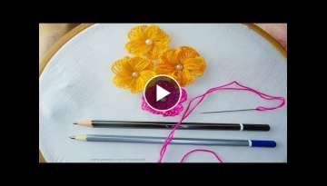 Sewing Hack with Wood Pencil super easy embroidery trick
