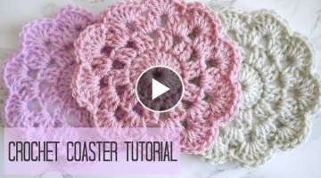 how to crochet a coaster