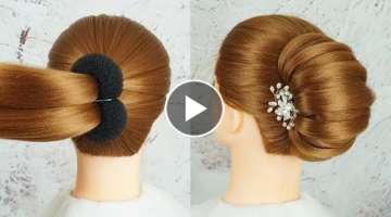 New French Bun Hairstyle Step By Step 