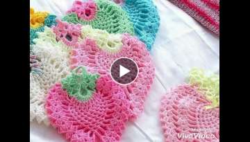 How to do crochet strawberry 