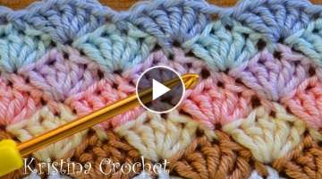 Easy Crochet Shell Stitch Tutorial 