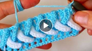  Knitting krochet baby blanket model