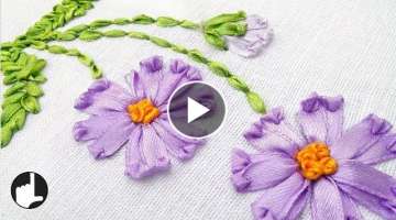 How To Make Ribbon Embroidery 