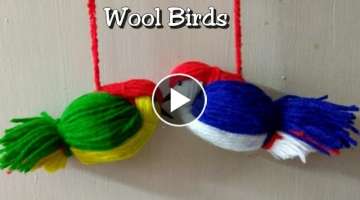 Easy Woolen Bird craft