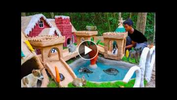 Build Dog House Rabbit House Turtle Pond For Rescue Dog 