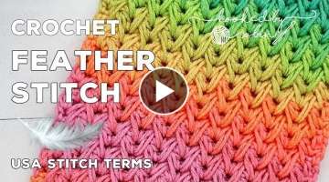 Crochet Feather Stitch