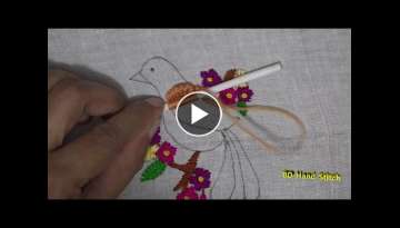  Beautiful Bird Embroidery with Easy Stitches