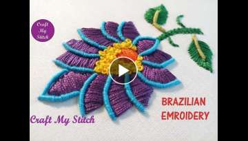 Brazilian Embroidery Flower