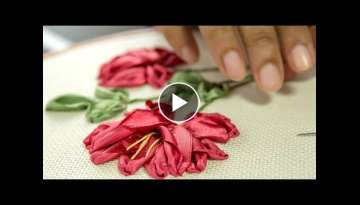 Ribbon Flowers Embroidery