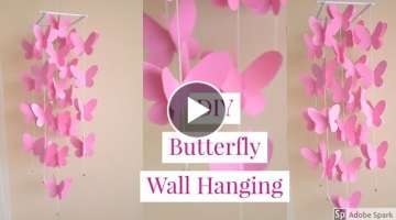 PAPER BUTTERFLY WALL DECOR 