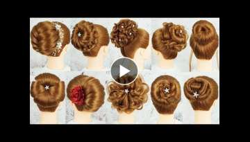 Top 10 New Bun Hairstyle With Using Clutcher