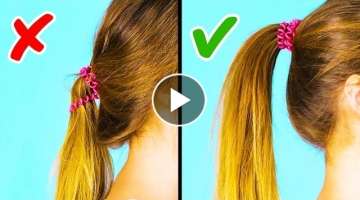 20 COOL 1 MINUTE HAIRSTYLE HACKS