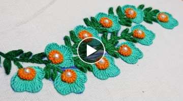  Neckline Hand embroidery 