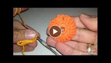 How to crochet circle afghan blanket