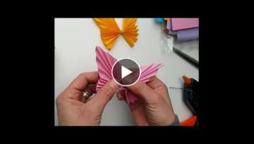 Paper art butterfly
