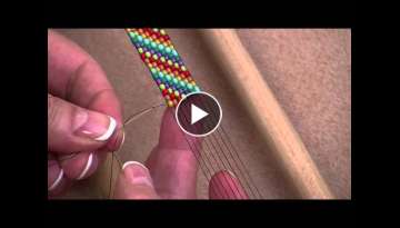 How to make bracelets with beads and string or thread tutorial