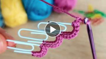 Super Easy Crochet with a Paperclip 